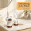 Cute Cat Toothbrush Holder Ceramic Bathroom Countertop Organizer Black 4