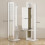 Homcom Armario Joyero Blanco 38.5 x 38.5 x 172.5 cm 6