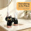 Cute Cat Toothbrush Holder Ceramic Bathroom Countertop Organizer black 4
