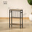 Homcom Mesa Auxiliar Gris 43 x 18 x 62.5 cm 5