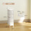 Homcom Cómoda de Tela Blanco 20 x 43 x 81.5 cm 3