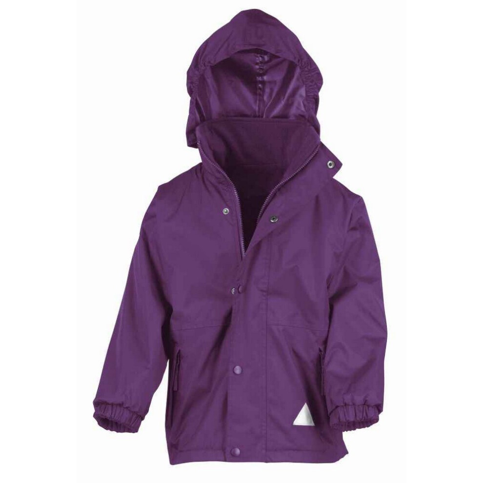 Result (5-6 Years, Purple/Purple) Childrens/Kids Stormdri 4000 Reversible Jacket