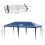 Outsunny Carpa Plegable Azul 585 x 295 x 270 cm 6