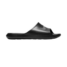 (10 UK, Black/White) Nike Mens Victori One Swoosh Sliders