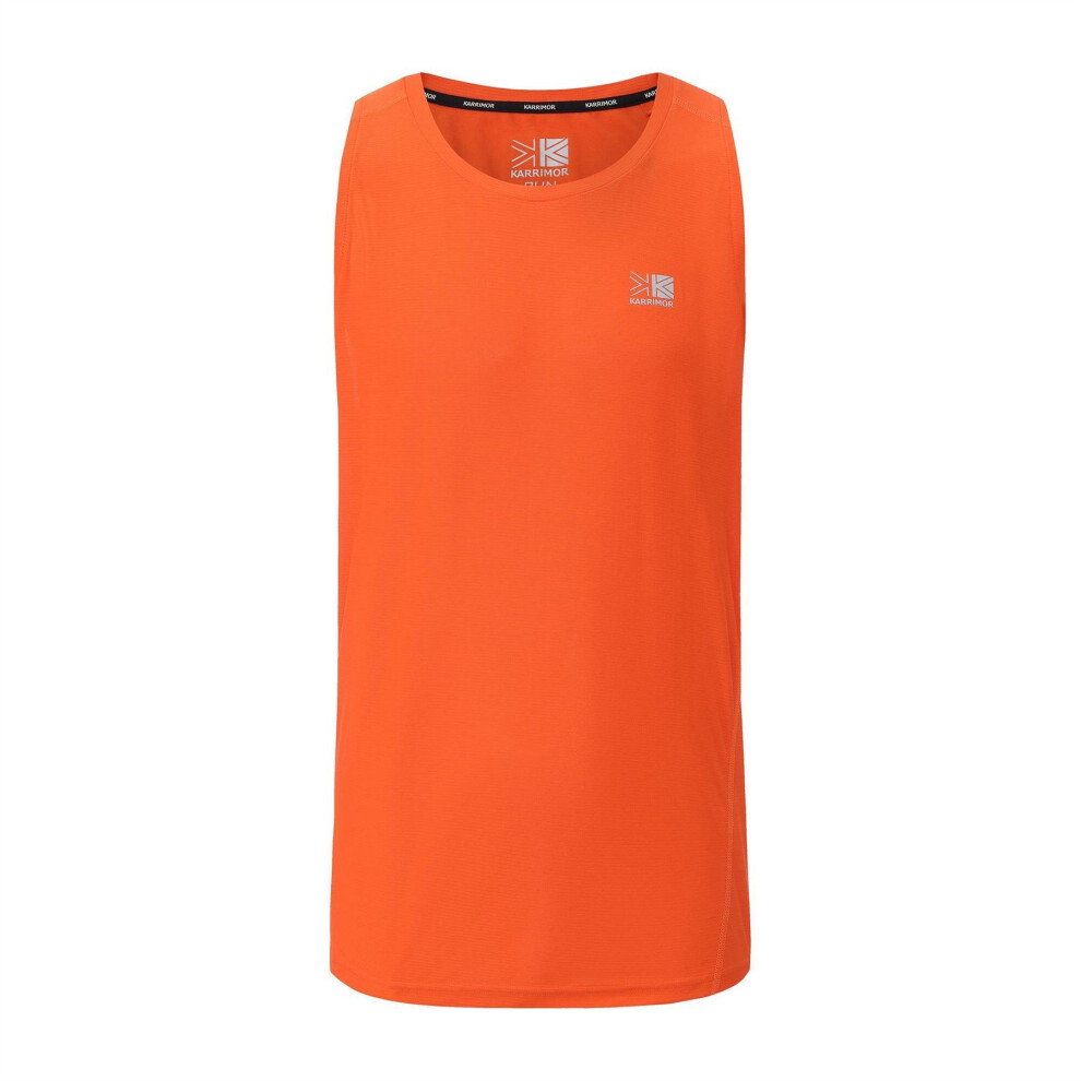Karrimor (M, Fire Orange) Mens Logo Running Vest Top