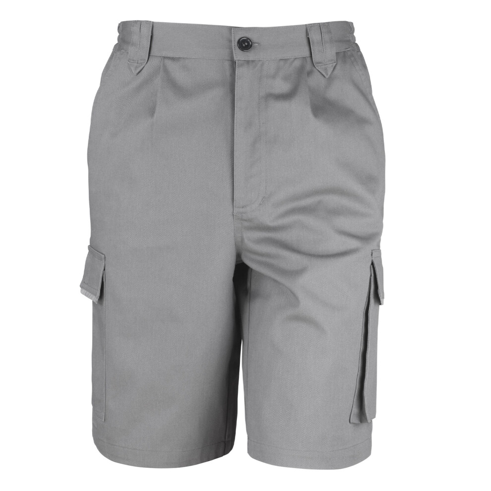 (Xs, Grey) Work-Guard By Result Mens Action Cargo Shorts