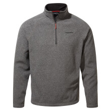 (M, Black Pepper Marl) Craghoppers Mens Corey VI Half Zip Fleece Top
