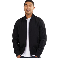 (L, Black) Ben Sherman Mens Harrington Signature Jacket