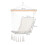 Outsunny Silla Colgante blanco 90 x 50 cm 6