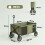 Outsunny Carro Plegable Verde 108 x 55 x 93 cm 6