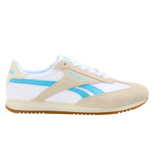 (5 UK, White/Blue) Reebok Womens/Ladies World 70 Logo Trainers