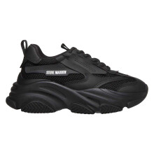 (2 UK, Black) Steve Madden Girls Possession Trainers