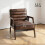 Homcom Butaca de Salón Marrón 64 x 86 x 79 cm 8