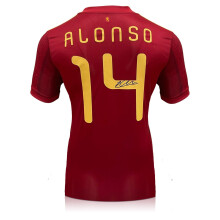 Xabi Alonso Signed Spain 2020 Football Shirt