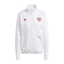 (8 UK, White) Adidas Womens/Ladies FC Bayern Munich Anthem Jacket