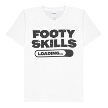 (5-6 Years, White) Gildan Childrens/Kids Footy Skills Loading T-Shirt