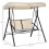 Outsunny Columpio de Jardín Beige 140 x 118 x 162 cm 6