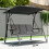 Outsunny Columpio de Jardín Gris 222 x 131 x 175 cm 9