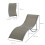 Outsunny Conjunto de Tumbona Gris 165 x 61 x 63 cm 7