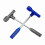 (Blue) Bullet Puller Kit with 3 Adapter Heads for Calibers .17 to .50 Safe Reloading Disassembly Tool 2