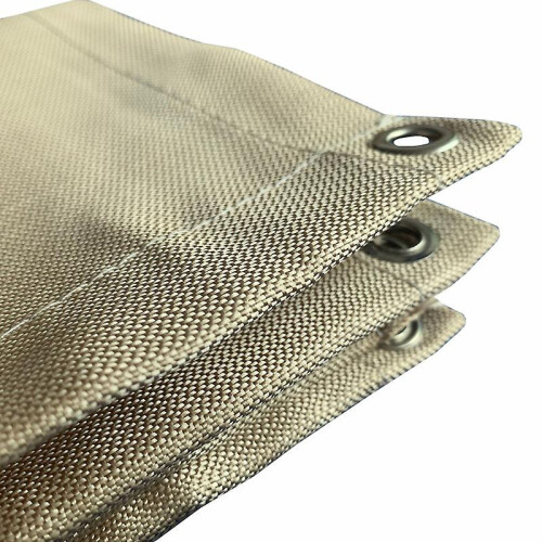 (100cm*100cm) Coperta per saldatura ignifuga, resistente al calore, termica e adatta per barbecue. 2