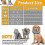 (Gray, M) Inflatable Dog Collar Surgery Cone - Quick Release Adjust Fit Stop Stitch Bite Lick Wound 2