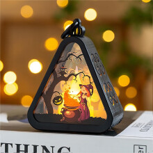 Halloween Pumpkin Candle Holder Plastic Table Decor for Indoor Outdoor