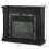 Homcom Chimenea Eléctrica Negro 80 x 21.6 x 67.8 cm 6