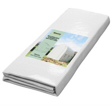 3 x 2 x 2m Polytunnel Greenhouse Replacement Cover ONLY, Roll-up Windows Door Outdoor, White