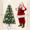 Homcom Árbol de Navidad Verde 100 x 100 x 180 cm 6