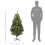 Homcom Árbol de Navidad Verde 91 x 91 x 150 cm 6