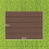 Outsunny Cubierta para Pérgola Marrón 350 x 260 x 6 cm 6