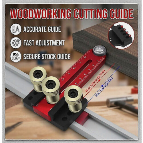 Thin Rip Jig Guide for Table Saws, Routers and Milling Machines, Precision Power Tool Accessory for Woodworking 2
