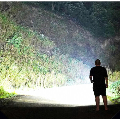 Rechargeable Flashlight with ABS Construction, 500 Lumen Output, LED Light for Nighttime Exploration, Multicolor 1