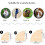 (10cm) Elevated Wooden Perch Platform for Hamster Gerbil Rat Small Pet Cage Accessory 3