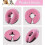 (Pink, S) Inflatable Dog Collar Surgery Cone - Quick Release Adjust Fit Stop Stitch Bite Lick Wound 4