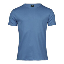 (S, Ocean Blue) Tee Jays Mens Interlock T-Shirt