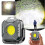 (3pcs) Lampe torche LED compacte, étanche et rechargeable pour le camping et les situations d'urgence. 2