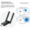 Ασύρματος προσαρμογέας Wifi USB για επιτραπέζιο υπολογιστή, προσαρμογέας δ 5