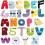 (M) English letter animal figurine AlphabetLore 2