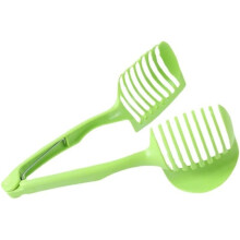 Vegetable Slicer Holder Tomato Onion Lemon Potato Cutting Guide Green