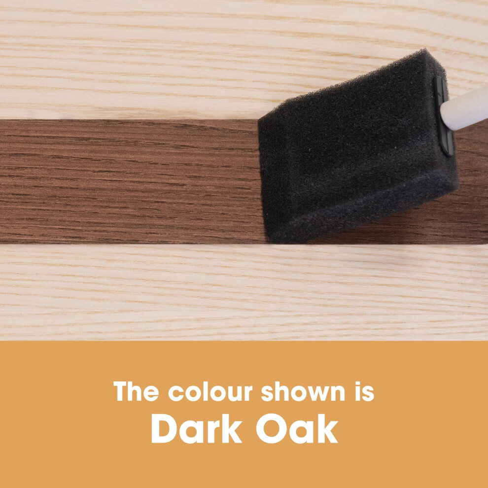 Furniture Clinic Wood Stain (Dark Oak) - Fast Drying, Highly Concentrated, And Easy-To-Apply Wood Stain For All Indoor & Outdoor Wood 5060202372515 - Image 2