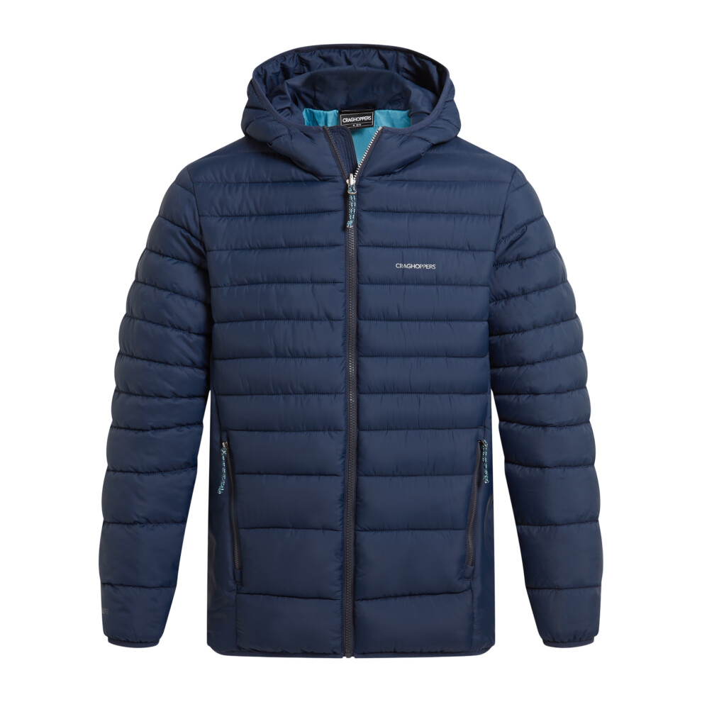 Craghoppers Men's Blue Compresslite Ix Hooded Padded Jacket - Navy - L - Navy - 100% Recycled Polyester - Image 2