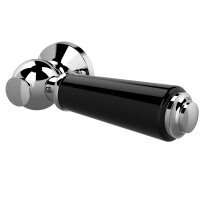 Black Ceramic Handle WC Lever