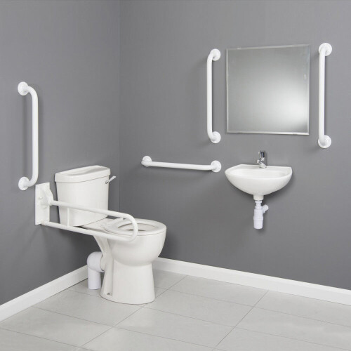 Balterley Comfort Rimless CC Doc M Wht Rails LVR