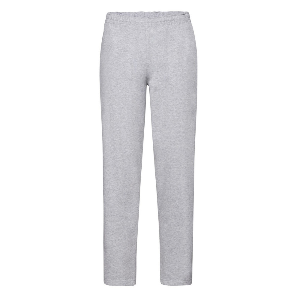 Fruit Of The Loom (S R, Heather Grey) Mens Classic 80/20 Jogging Bottoms