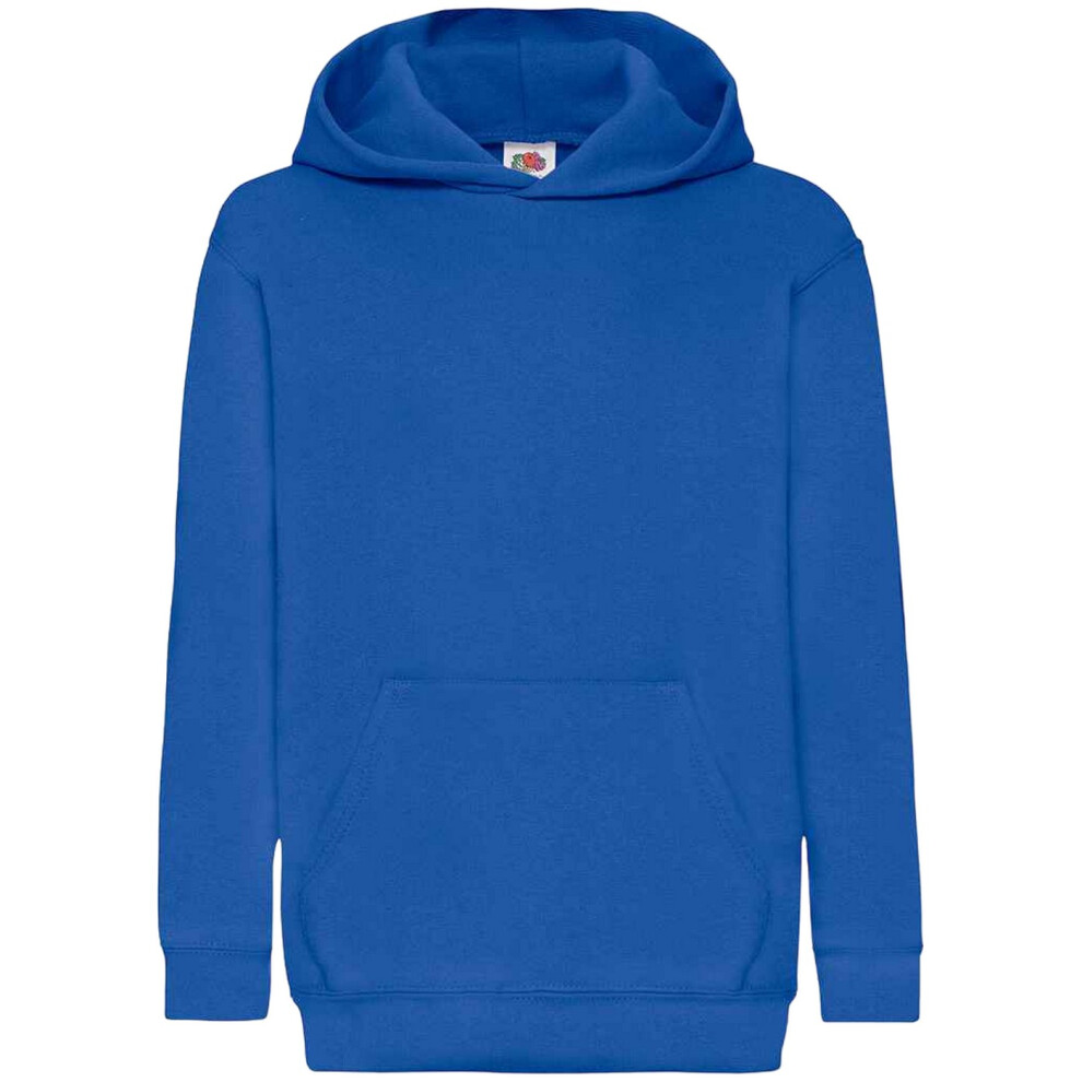 Fruit Of The Loom (7-8, Royal Blue) Kids Unisex Classic 80/20 Hoodie