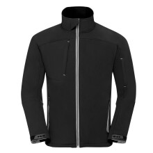 (L, Black) Russell Mens Bionic Softshell Jacket