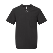 (4XL, Black) Onna Mens Limitless Stretch Work Tunic
