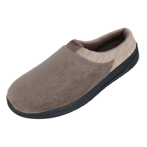 Isotoner Men's Microterry Jack Hoodback Slipper 2